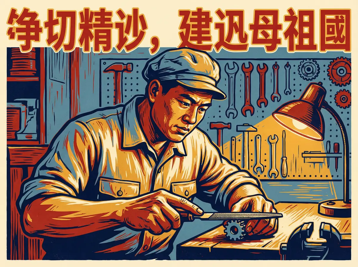 钳工大师张德勤 - 吃瓜51 先锋人物